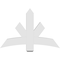 Ekena Millwork Alberta Architectural Grade PVC Gable Bracket, 48"W x 32"H x 4"D x 6"F, 16/12 Pitch GBP048X32X0406ALB00 - alternate 3